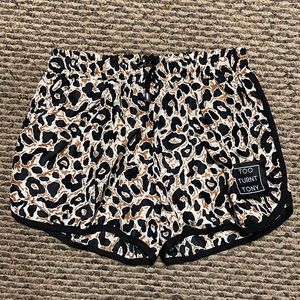 Too Turnt Tony - cheetah shorts